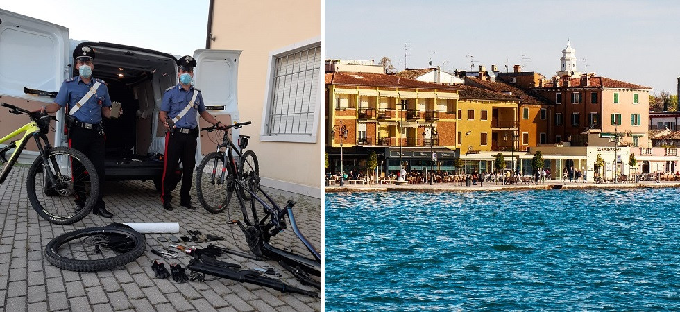 Lago di Garda, si fingevano turisti per rubare biciclette da migliaia di euro: arrestati due malviventi